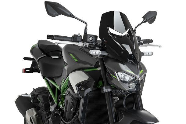Windschild Puig New Generation Touring 390 x 290 mm mit ABE für Kawasaki Z900, Z900SE Bj. 2025 - 2026