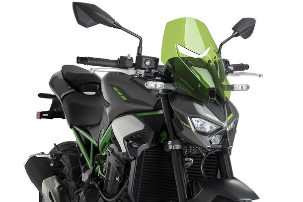 Windschild Puig New Generation Touring 390 x 290 mm mit ABE für Kawasaki Z900, Z900SE Bj. 2025 - 2026