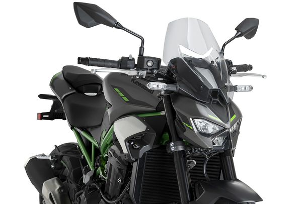 Windschild Puig New Generation Touring 390 x 290 mm mit ABE für Kawasaki Z900, Z900SE Bj. 2025 - 2026