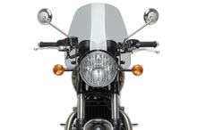 Čelní štít Puig Nová generace Touring 415 x 260 mm s typovým schválením pro Triumph Bonneville T100, Bonneville T120, Bonneville T120 Black Rok výroby 2002 - 2025