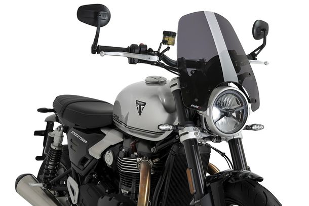 Windschild Puig New Generation Touring 415 x 360 mm mit ABE für Triumph Speed Twin 1200, Speed Twin 1200 RS, Speed Twin 900 Bj. 2025