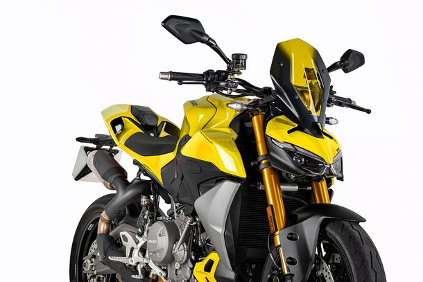 Windschild Puig New Generation Touring 345 x 265 mm mit ABE für Ducati Streetfighter V2, Streetfighter V2 S Bj. 2025 - 2026