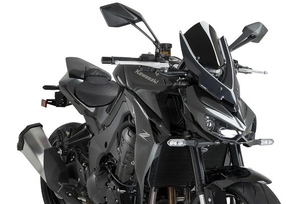 Windschild Puig New Generation Touring 425 x 270 mm mit ABE für Kawasaki Z1100 SE, Z1100 Bj. 2026