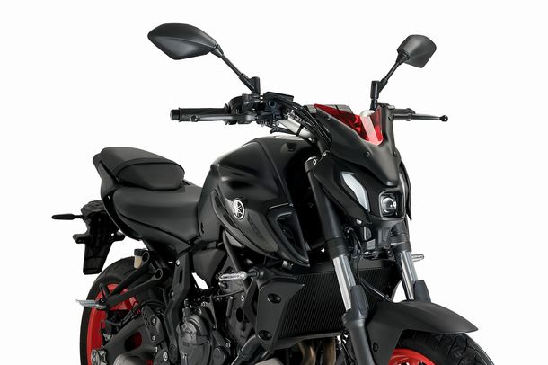 Windschild Puig New Generation Sport Plus 260 x 235 mm mit ABE für Yamaha MT-07, MT-07 Pure Bj. 2021 - 2024
