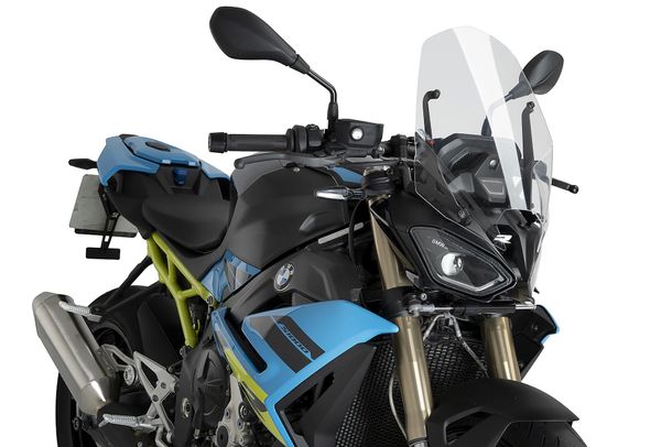 Windschild Puig New Generation Touring 455 x 320 mm mit ABE für BMW M1000R, S1000R Bj. 2025 - 2026