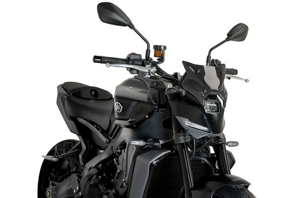 Windschild Puig New Generation Sport Plus 220 x 245 mm mit ABE für Yamaha MT-09 Y-AMT, MT-09, MT-09 SP Bj. 2024 - 2026
