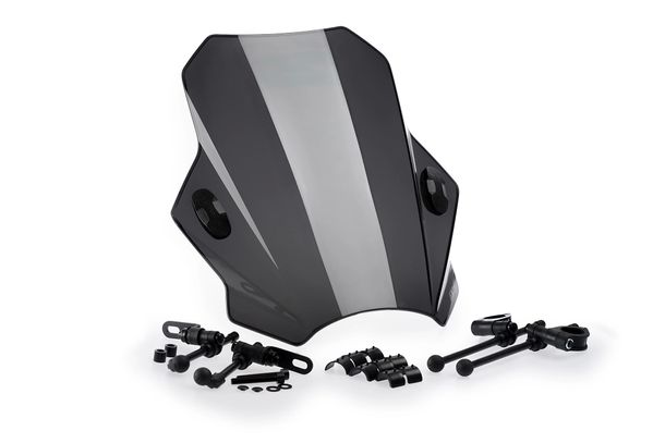 Windschild Puig Bat mit ABE für Yamaha MT-07, MT-09 Street Rally, MT-09 Sport Tracker, MT-09 Bj. 2013 - 2024