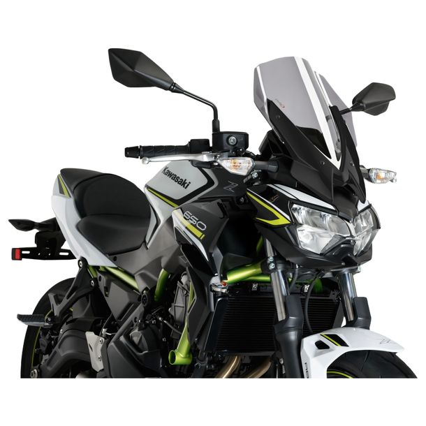 Windschild Puig New Generation Touring 425 x 300 mm mit ABE für Kawasaki Z650 Bj. 2020 - 2026