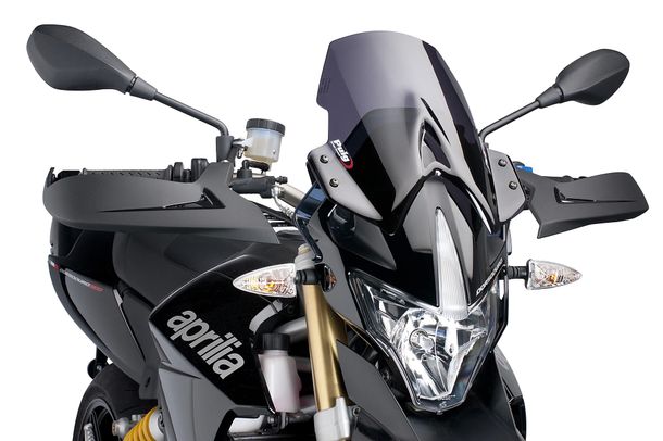 Windschild Puig New Generation Touring mit ABE für Aprilia Dorsoduro 750, Dorsoduro 1200, Dorsoduro 900 Bj. 2008 - 2020