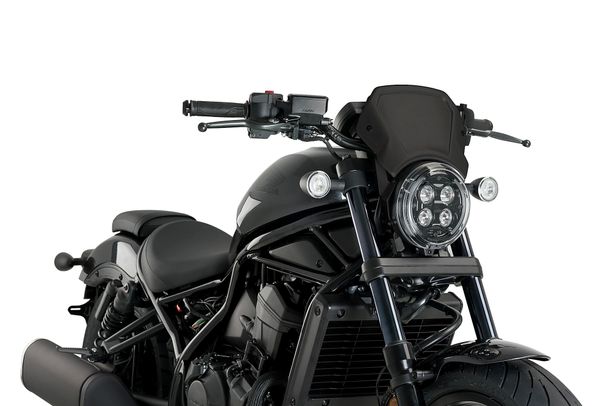 Windschild Puig ALU-Frontplatte mit ABE für Honda CMX 1100 Rebel DCT, CMX 1100 Rebel Bj. 2021 - 2026