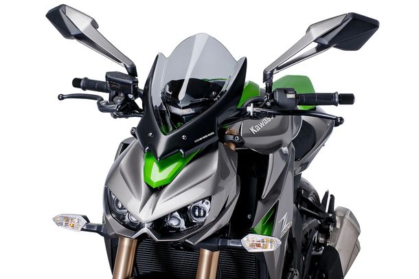 Windschild Puig New Generation Touring mit ABE für Kawasaki Z1000, Z1000R, Z1000R Edition, Z1000R Performance, Z1000 SE Bj. 2014 - 2020