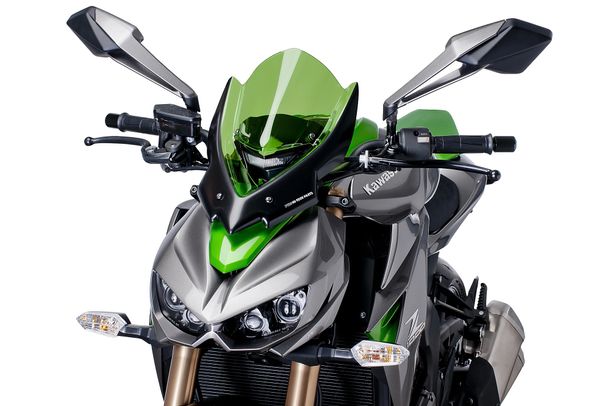 Windschild Puig New Generation Touring mit ABE für Kawasaki Z1000, Z1000R, Z1000R Edition, Z1000R Performance, Z1000 SE Bj. 2014 - 2020