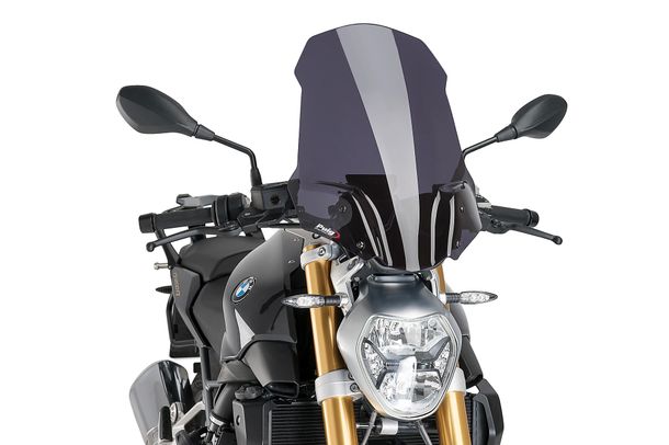 Windschild Puig New Generation Touring mit ABE für BMW R1200R Bj. 2015 - 2018