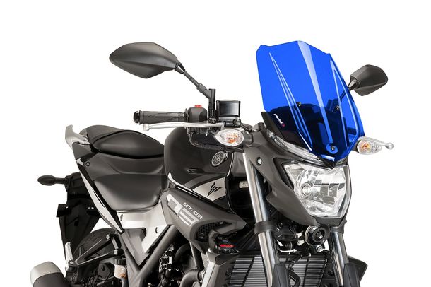 Windschild Puig New Generation Touring mit ABE für Yamaha MT-03 Bj. 2016 - 2019