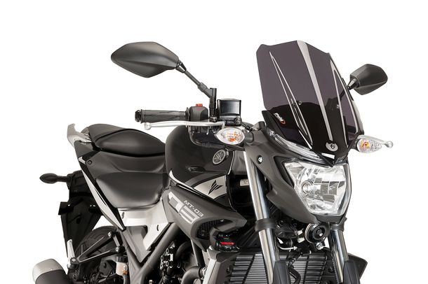 Windschild Puig New Generation Touring mit ABE für Yamaha MT-03 Bj. 2016 - 2019