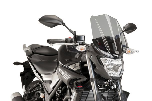 Windschild Puig New Generation Touring mit ABE für Yamaha MT-03 Bj. 2016 - 2019