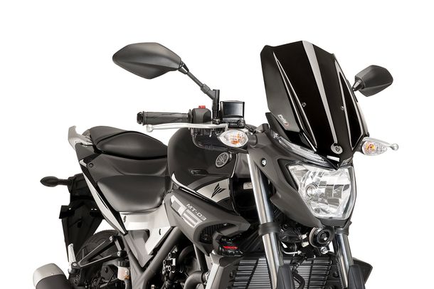 Windschild Puig New Generation Touring mit ABE für Yamaha MT-03 Bj. 2016 - 2019