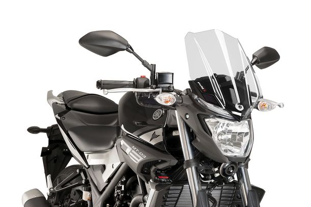 Windschild Puig New Generation Touring mit ABE für Yamaha MT-03 Bj. 2016 - 2019