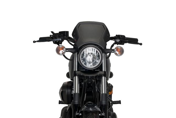 Windschild Puig ALU-Frontplatte mit ABE für Yamaha XV950R, XV950, XV950 Racer Bj. 2014 - 2020