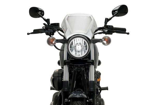 Windschild Puig ALU-Frontplatte mit ABE für Yamaha XV950R, XV950, XV950 Racer Bj. 2014 - 2020