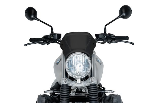 Windschild Puig ALU-Frontplatte mit ABE für BMW R Ninet, R Ninet Pure, R Ninet Urban G, R Ninet Urban S Bj. 2014 - 2024