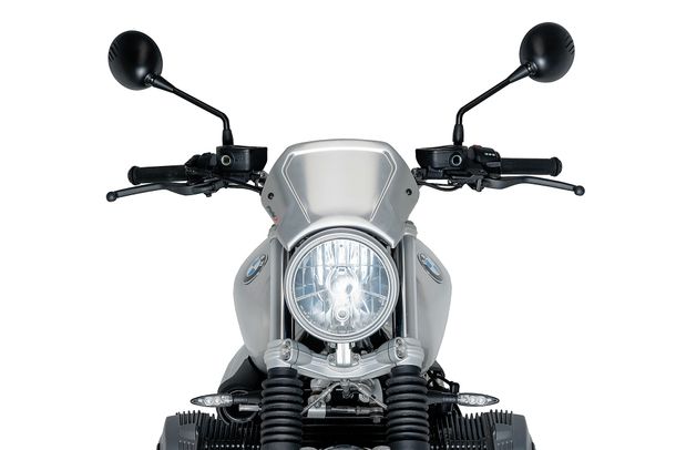 Windschild Puig ALU-Frontplatte mit ABE für BMW R Ninet, R Ninet Pure, R Ninet Urban G, R Ninet Urban S Bj. 2014 - 2024