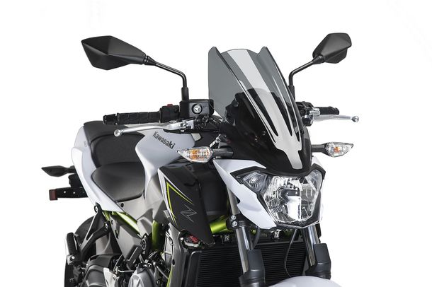Windschild Puig New Generation Touring mit ABE für Kawasaki Z650 (Bj. 2017 - 2019)