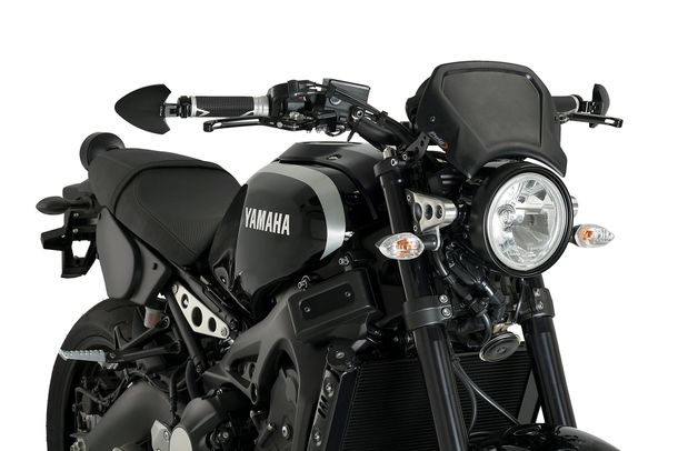 Windschild Puig ALU-Frontplatte mit ABE für Yamaha XSR900 (Bj. 2016 - 2021)
