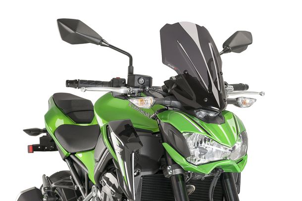 Windschild Puig New Generation Touring mit ABE für Kawasaki Z900 Bj. 2017 - 2019