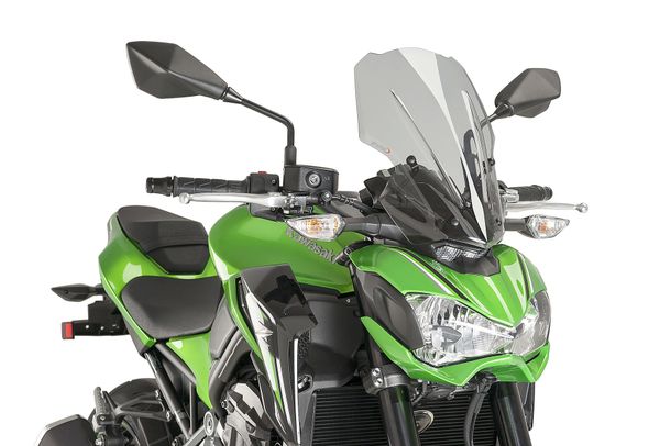 Windschild Puig New Generation Touring mit ABE für Kawasaki Z900 Bj. 2017 - 2019