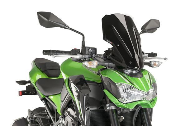 Windschild Puig New Generation Touring mit ABE für Kawasaki Z900 Bj. 2017 - 2019