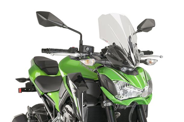 Windschild Puig New Generation Touring mit ABE für Kawasaki Z900 Bj. 2017 - 2019