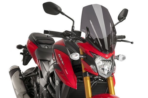 Windschild Puig New Generation Touring mit ABE für Suzuki GSX-S750 Bj. 2017 - 2021