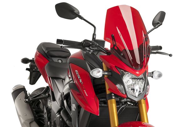 Windschild Puig New Generation Touring mit ABE für Suzuki GSX-S750 Bj. 2017 - 2021