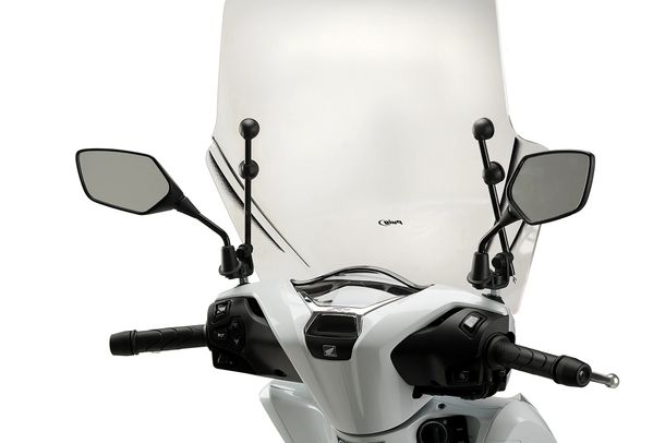 Windschild Puig T.X. für Honda Scoopy SH350i, SH 125i 4T E5, SH 350i E5, SH 150i 4T E5 Bj. 2021 - 2026