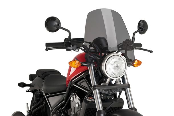 Windschild Puig New Generation Touring mit ABE für Honda CMX 500 Rebel, CMX 500 Rebel SE Bj. 2017 - 2025