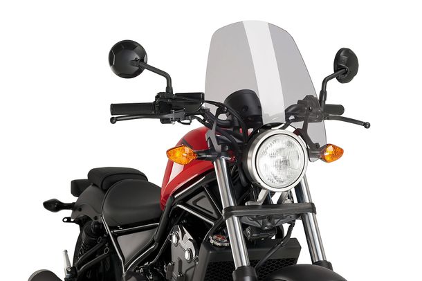 Windschild Puig New Generation Touring mit ABE für Honda CMX 500 Rebel, CMX 500 Rebel SE Bj. 2017 - 2025