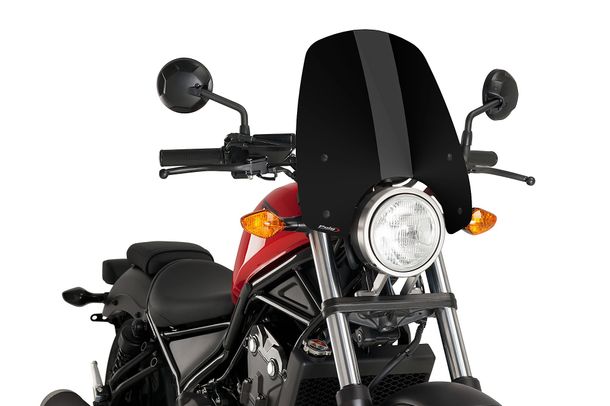 Windschild Puig New Generation Touring mit ABE für Honda CMX 500 Rebel, CMX 500 Rebel SE Bj. 2017 - 2025
