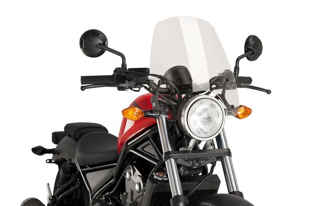 Windschild Puig New Generation Touring mit ABE für Honda CMX 500 Rebel, CMX 500 Rebel SE Bj. 2017 - 2025