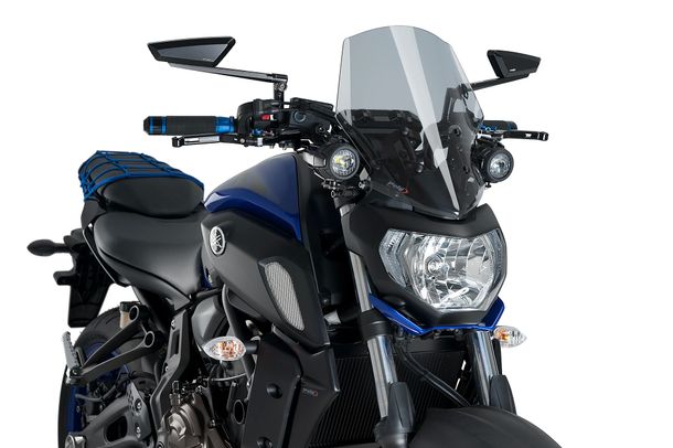 Windschild Puig New Generation Touring 360 x 288 mm mit ABE für Yamaha MT-07 Bj. 2018 - 2020