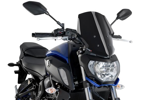 Windschild Puig New Generation Touring 360 x 288 mm mit ABE für Yamaha MT-07 Bj. 2018 - 2020