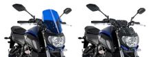 Parasoles Puig Nueva Generación Touring 360 x 288 mm con homologación ABE para Yamaha MT-07 Año de Fabricación 2018 - 2020