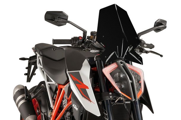 Windschild Puig New Generation Touring mit ABE für KTM 1290 Superduke R Bj. 2017 - 2019