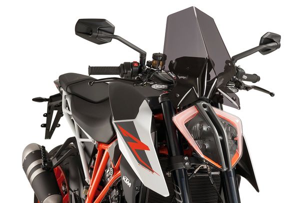 Windschild Puig New Generation Touring mit ABE für KTM 1290 Superduke R Bj. 2017 - 2019