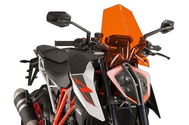 Windschild Puig New Generation Touring mit ABE für KTM 1290 Superduke R Bj. 2017 - 2019