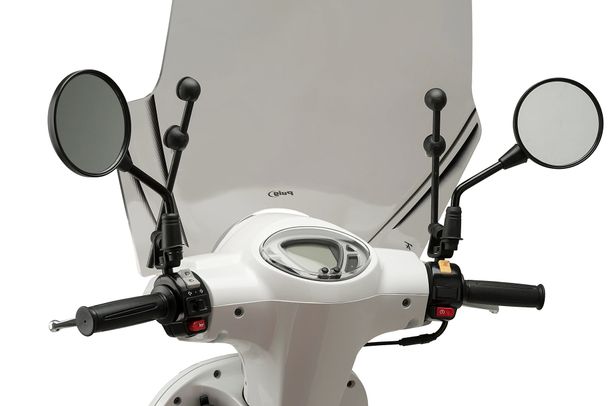 Windschild Puig T.X. für SYM Fiddle 50 ie 4T AC E5, Fiddle 125 ie 4T LC Bj. 2021 - 2026