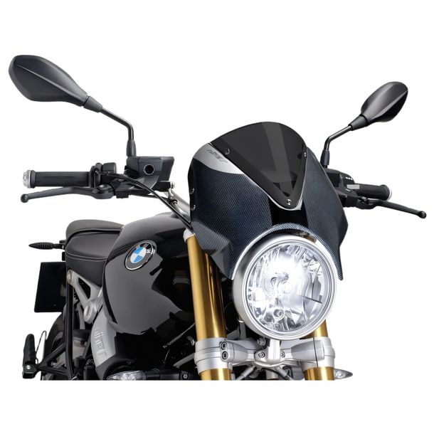 Windschild Puig Retrovision mit ABE für BMW R Ninet, R Ninet Pure, R Ninet Scrambler, R Ninet Urban G Bj. 2014 - 2024