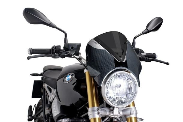 Windschild Puig Retrovision mit ABE für BMW R Ninet, R Ninet Pure, R Ninet Scrambler, R Ninet Urban G Bj. 2014 - 2024