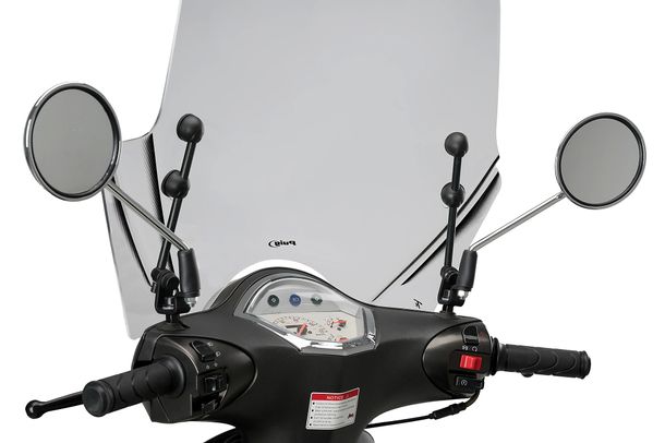 Windschild Puig T.X. für Keeway Zahara 125 4T AC E4, Zahara 125 4T AC E5 Bj. 2022 - 2024