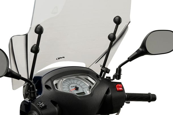 Windschild Puig T.X. für Suzuki Address 125i E5 Bj. 2021 - 2026